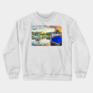 Falmouth Harbor Cape Cod Crewneck Sweatshirt